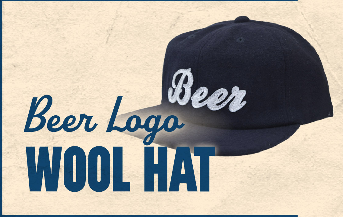 Beer logo wool hat