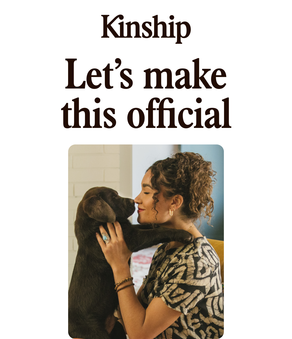 Let's make this official