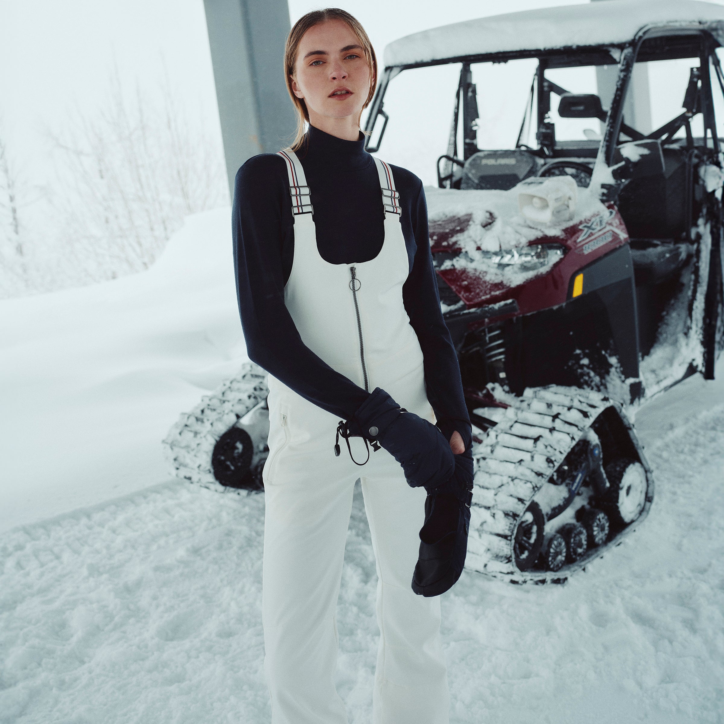 R&R Sport Sierra Softshell Women's Bib Snowsuit