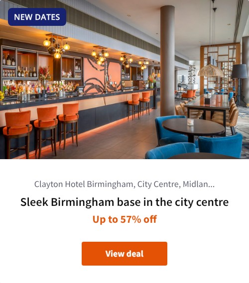 Sleek Birmingham base in the city centre