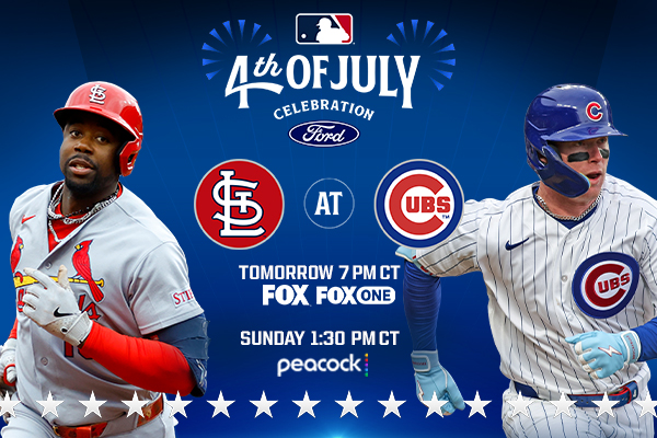 Watch Cardinals@Cubs Live on FOX + Peacock