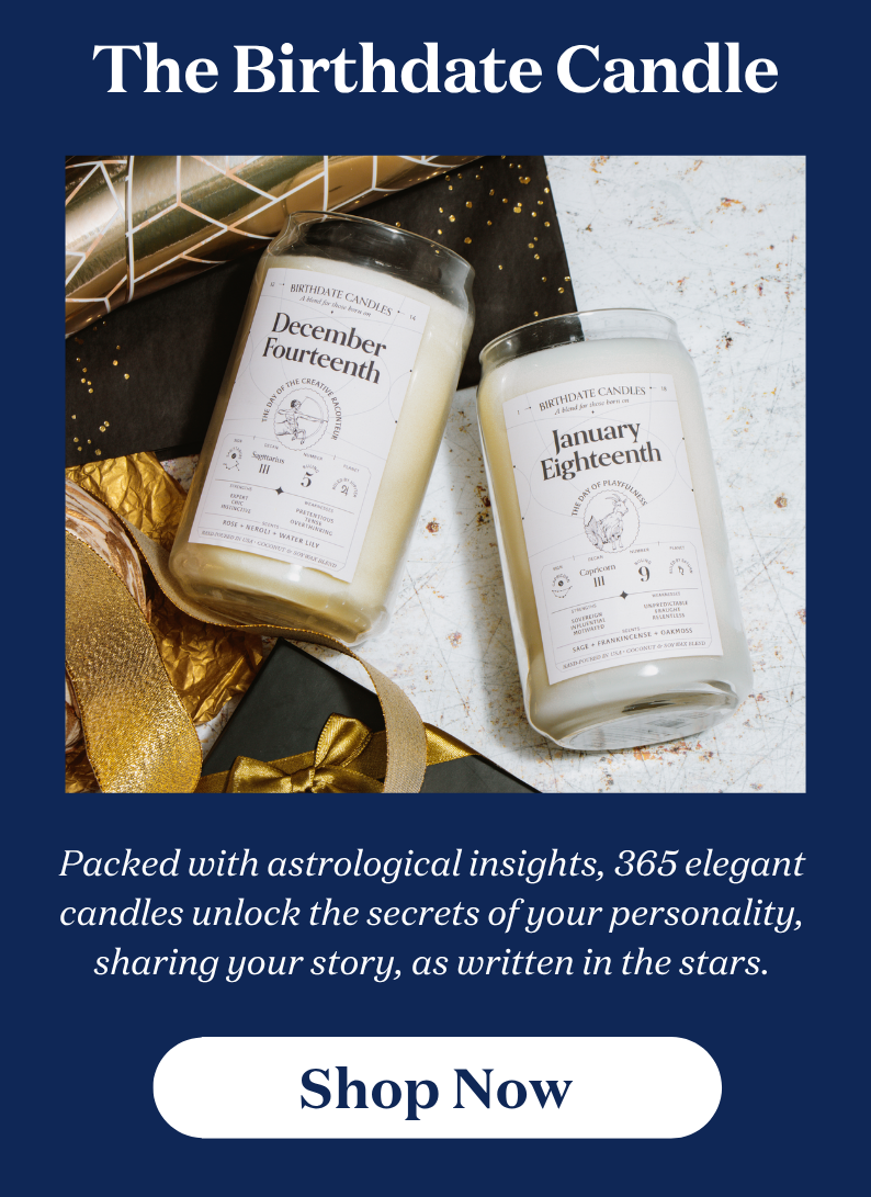 The Birthdate Candle