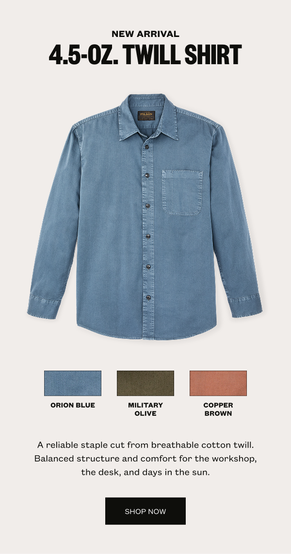 4.5-Oz Twill Shirt