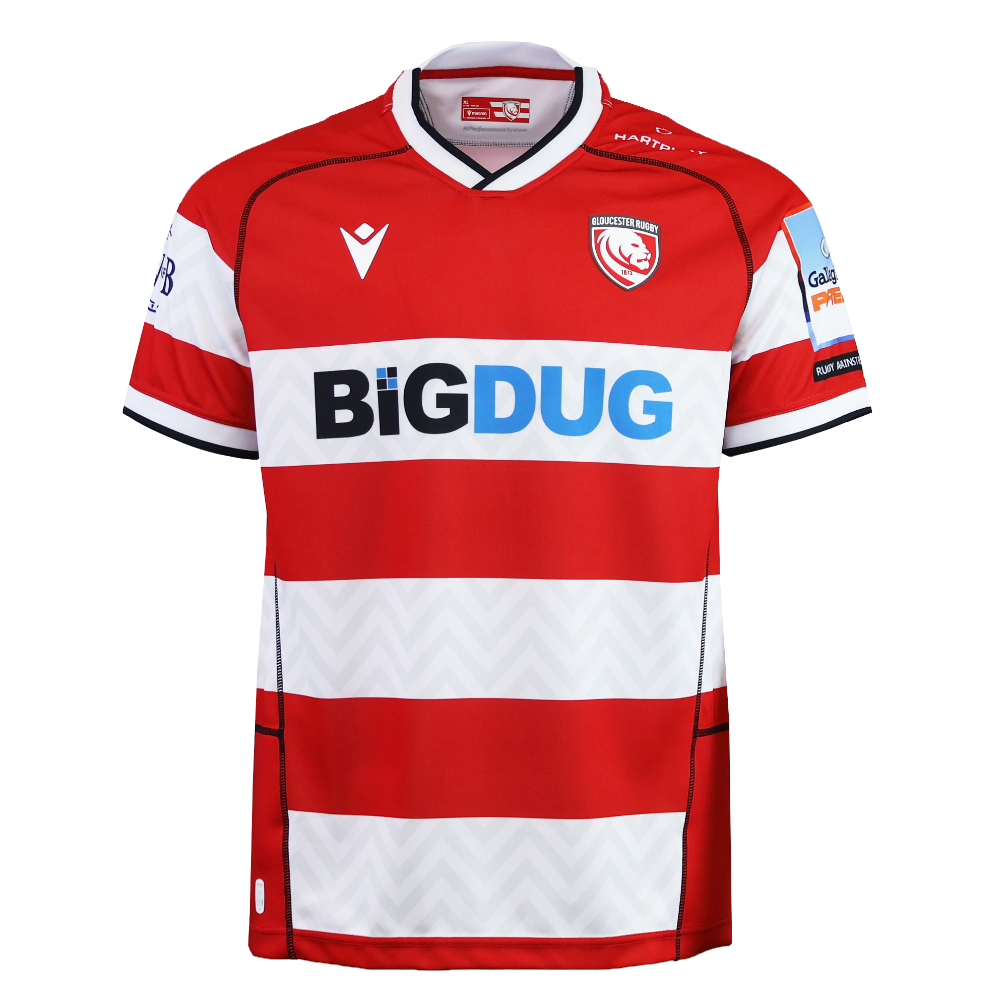 Image of Gloucester 25/26 Replica Home Jersey by Macron