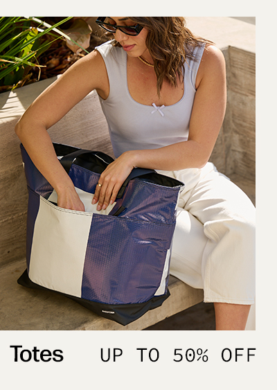 Totes up to 50% off