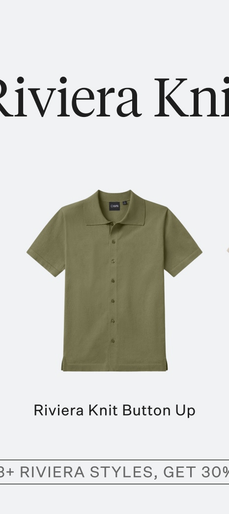 Riviera Knit Button Up