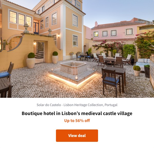 Boutique hotel in Lisbon%27s medieval castle village