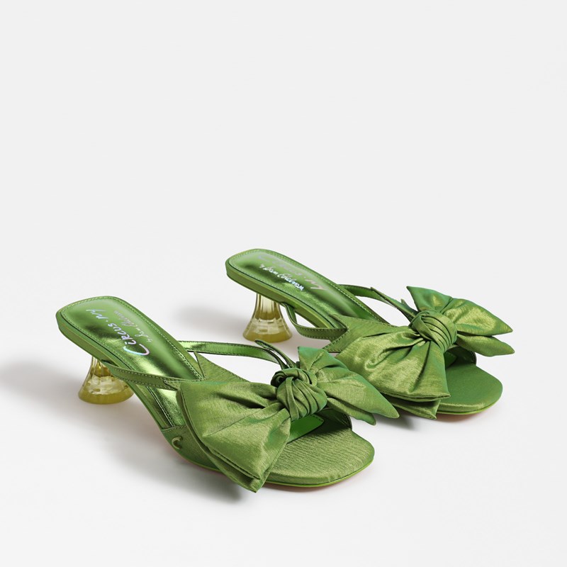 Natalina Kitten Heel Mule