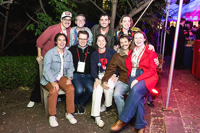 A group of Penn alumni at Franklin Fest.