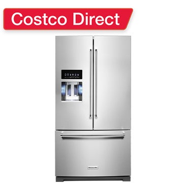 KitchenAid 26.8 cu. ft. Standard-Depth French Door Refrigerator with Exterior Ice and Water Dispenser