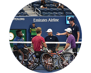 Wheelchair player