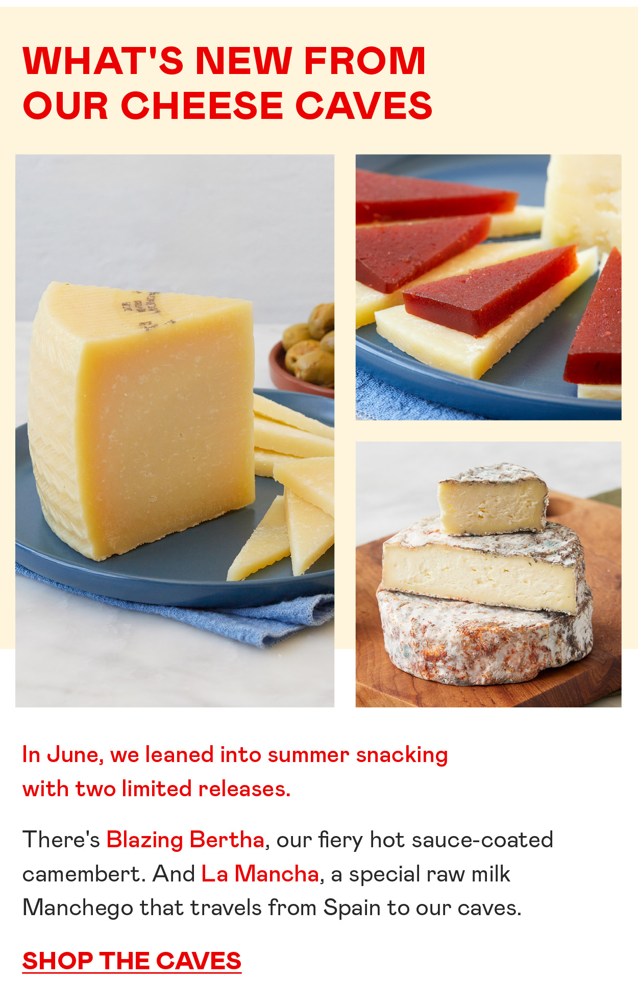 New Cave Cheeses​
