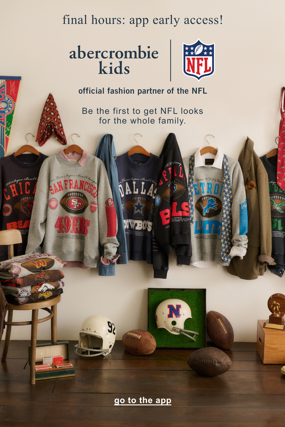 Final Hours: app early access! Official fashion partner of the nfl. Gear up before anyone else in new arrivals. go to the app
