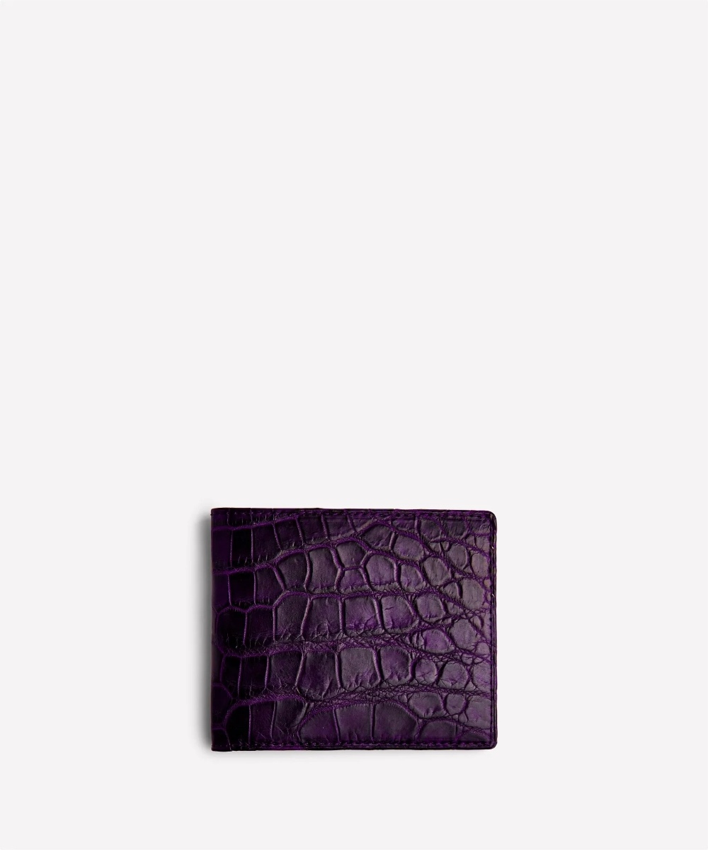 Classic Wallet Violet Crocodile