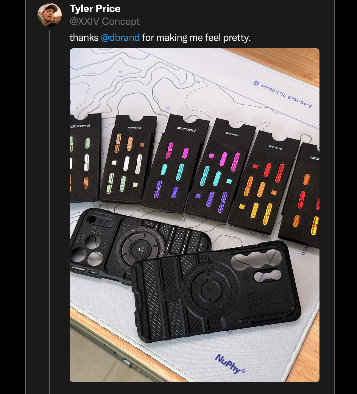 @XXIV_Concept on Twitter: "thanks dbrand for making me feel pretty."