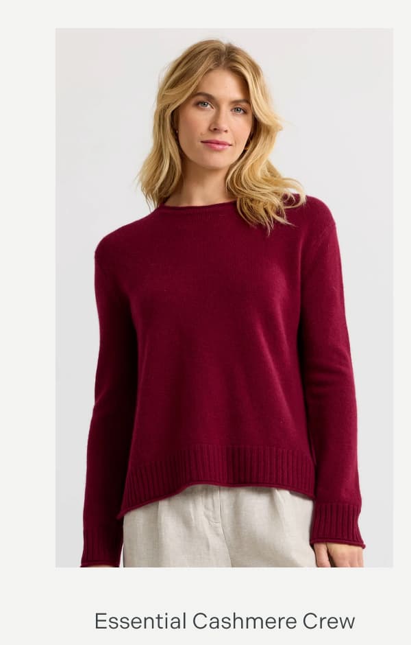 Essential Cashmere Crew