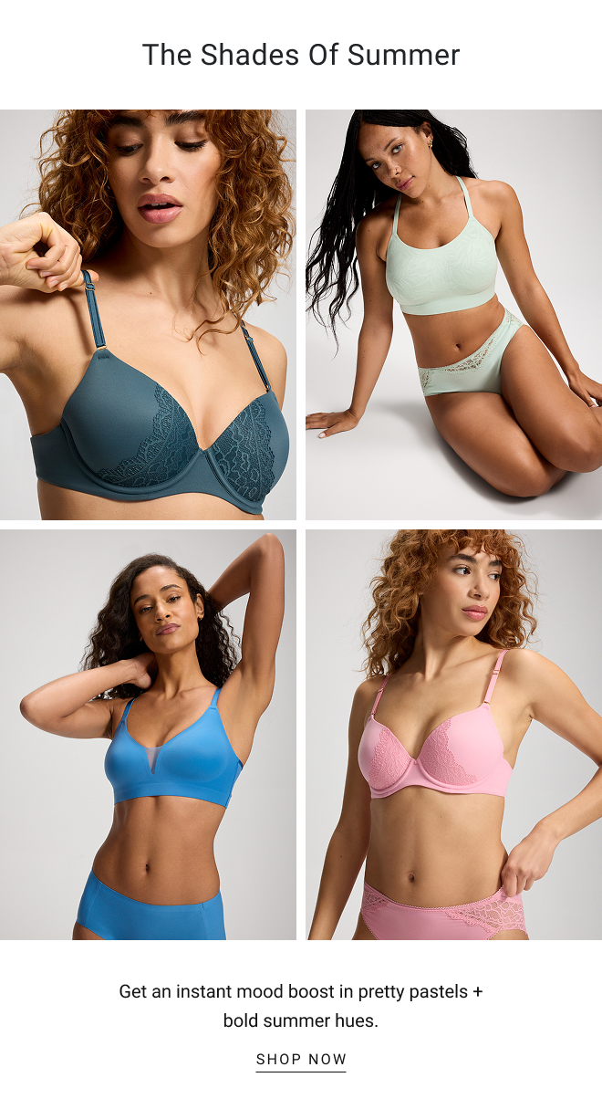The Shades of Summer. Get an instant mood boost in pretty pastels + bold summer hues. SHOP NOW