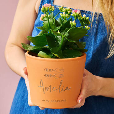 Personalised Gardening Gift Terracotta Plant Pot
