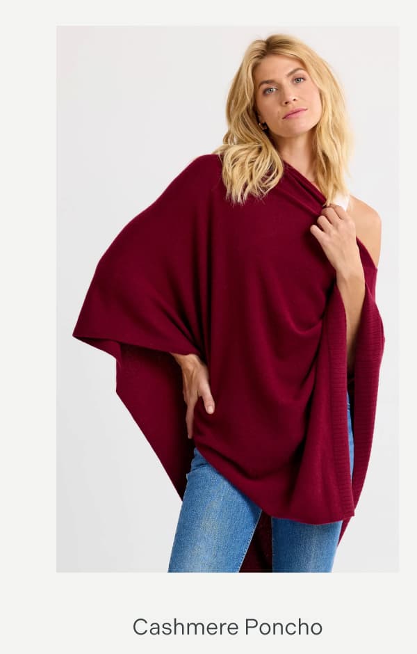 Cashmere Poncho