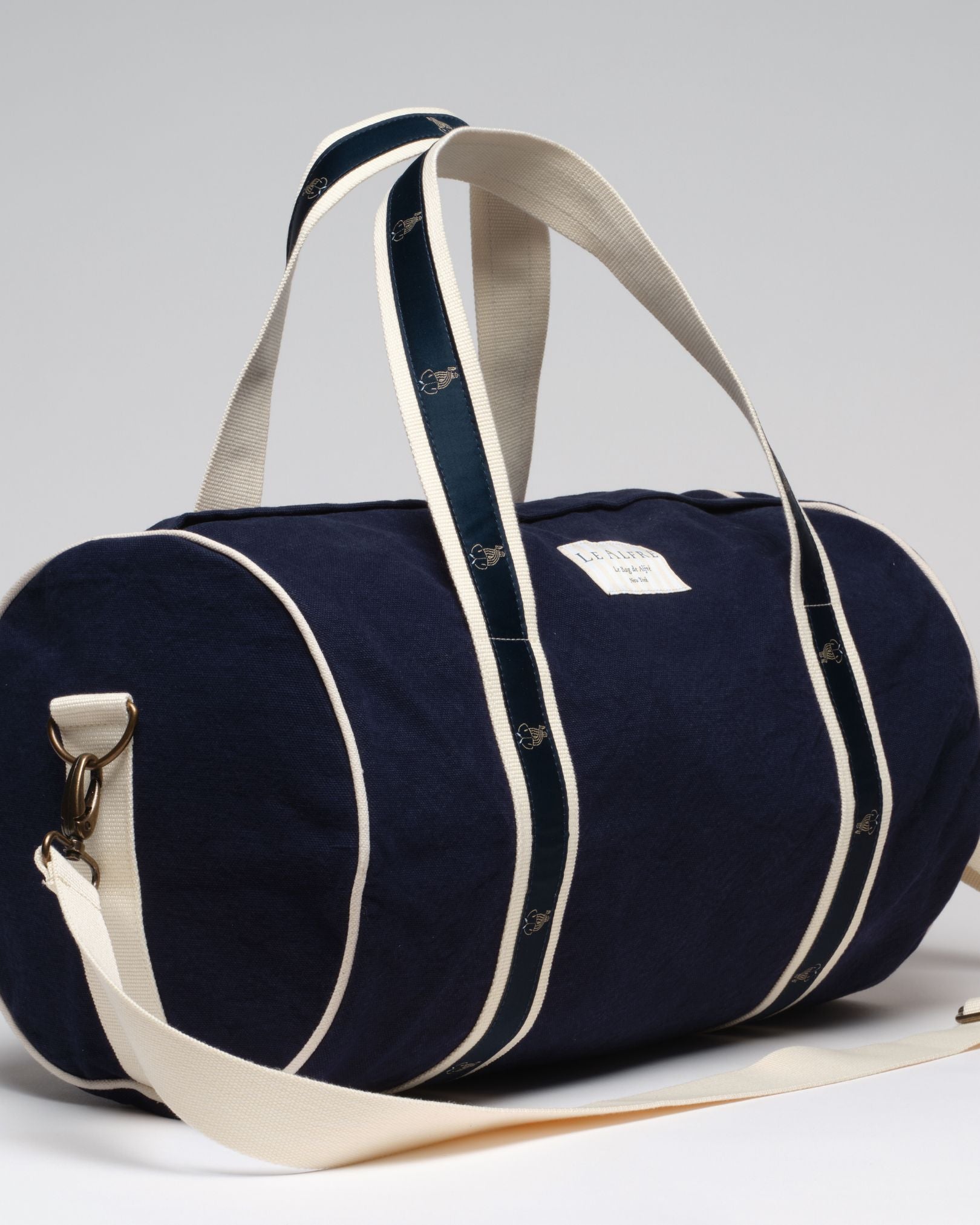 Image of Le Alfré Navy Duffle Bag