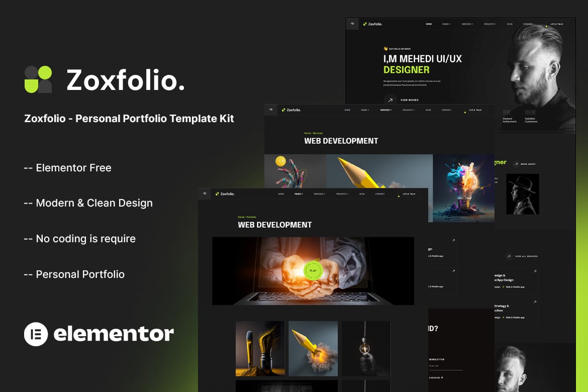 Zoxfolio Personal Portfolio
