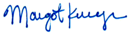 Margot Krieger signature.