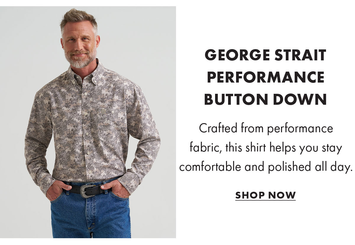 George Strait Performance Button Down Shop Now