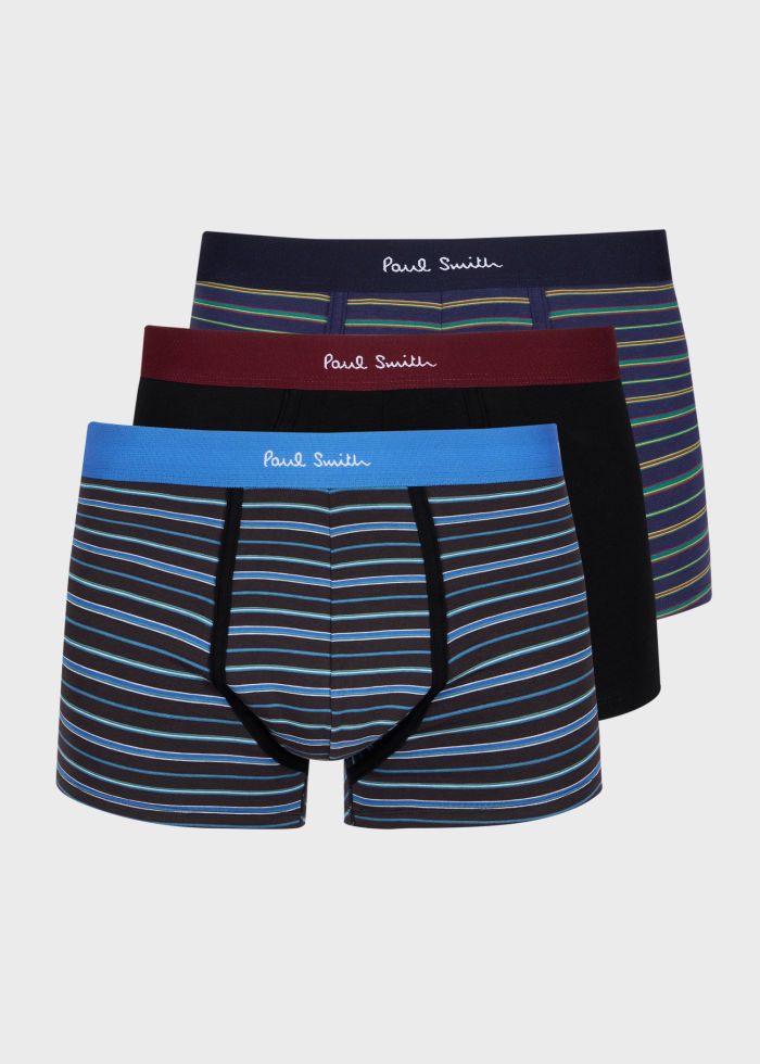 Image of Mixed Stripe Boxer Briefs Three Pack