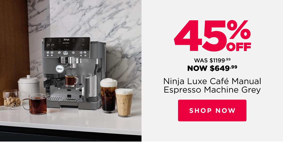 Ninja Luxe Café Manual Espresso Machine Grey