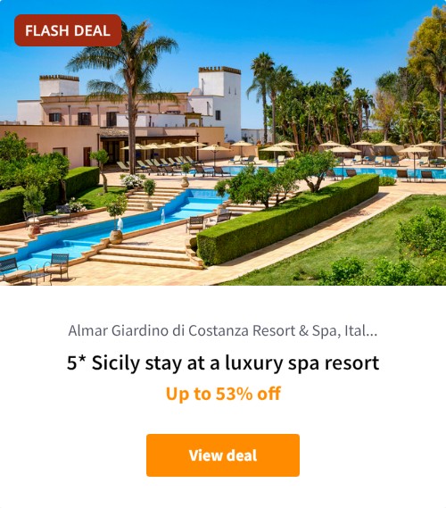 5* Sicily stay at a luxury spa resort