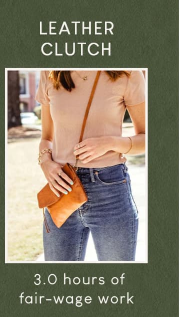 Leather Crossbody Clutch