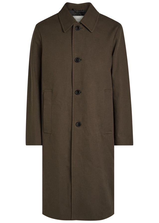 DRIES VAN NOTEN Rankle stretch-cotton coat