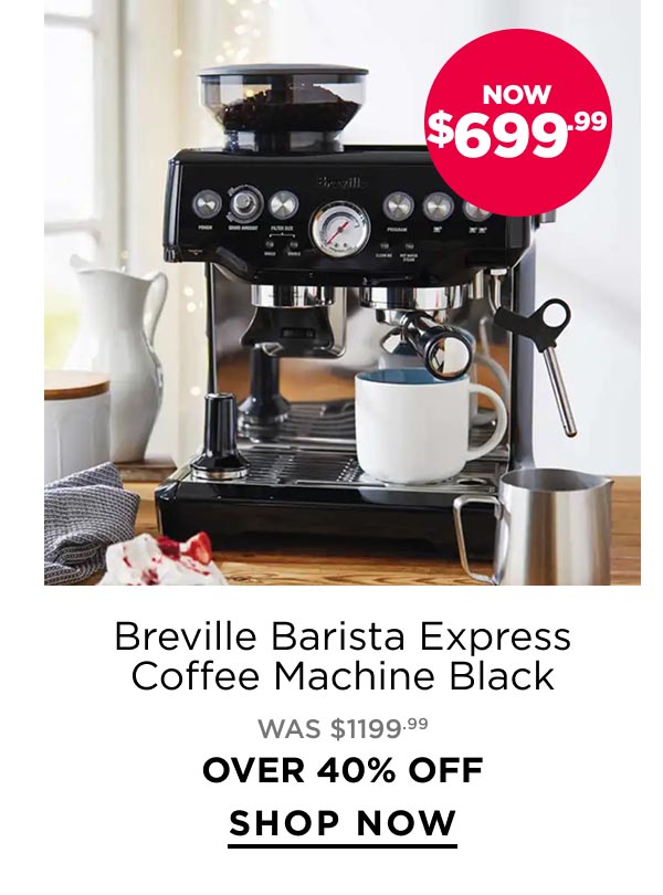 Breville Barista Express Coffee Machine Black