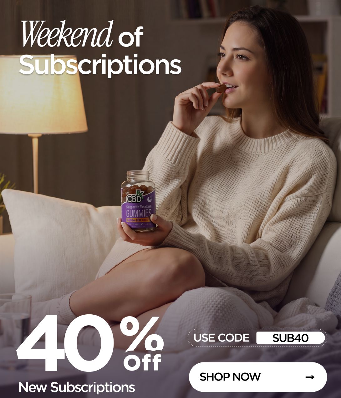Weekend of Subscriptions 40% OFF  New Subscriptions Use code SUB40