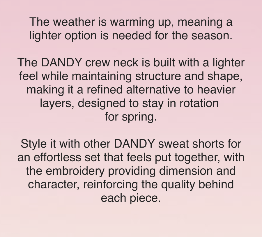 The weather is warming up