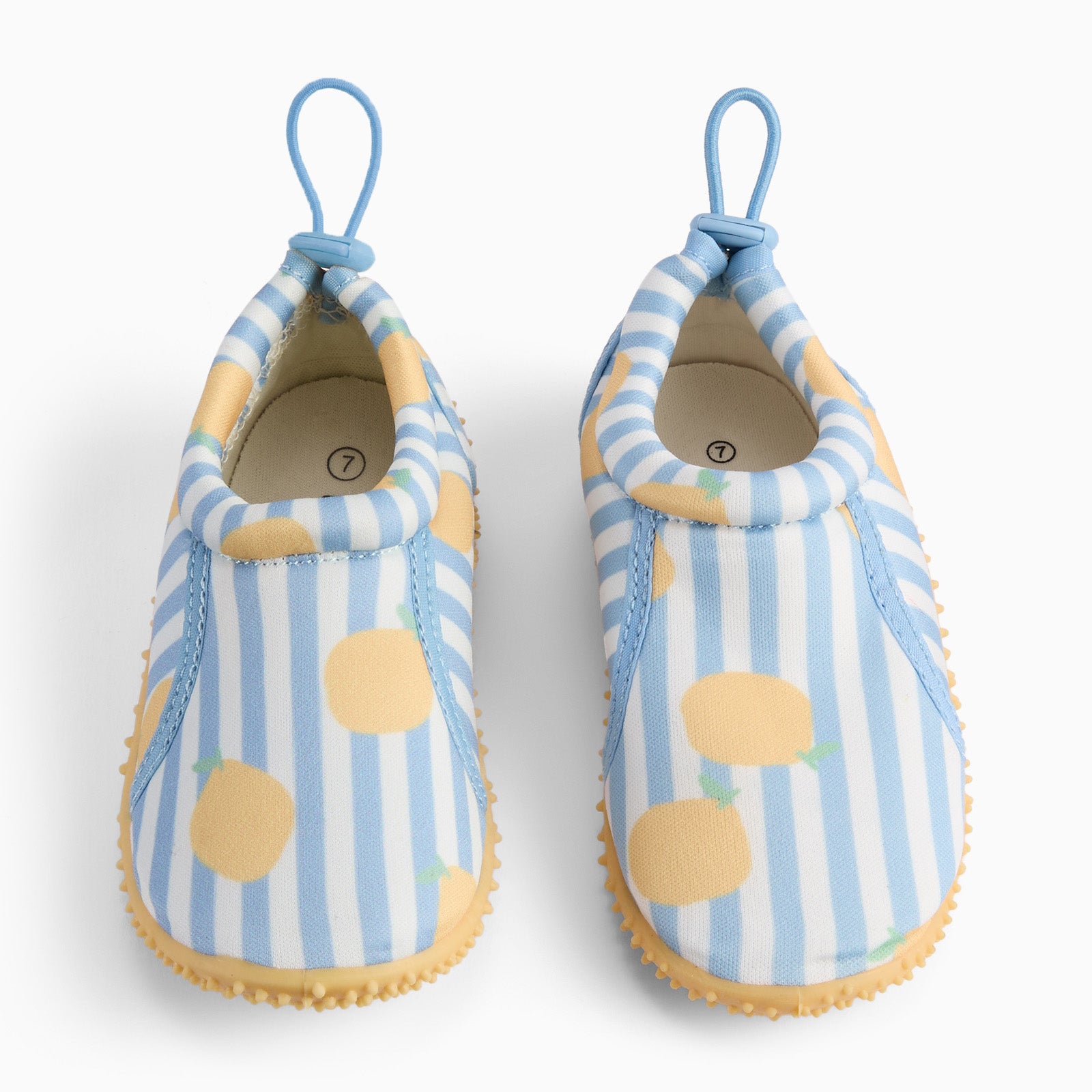 Image of KIDLY by MORI Swim Shoe - Lemon Stripe