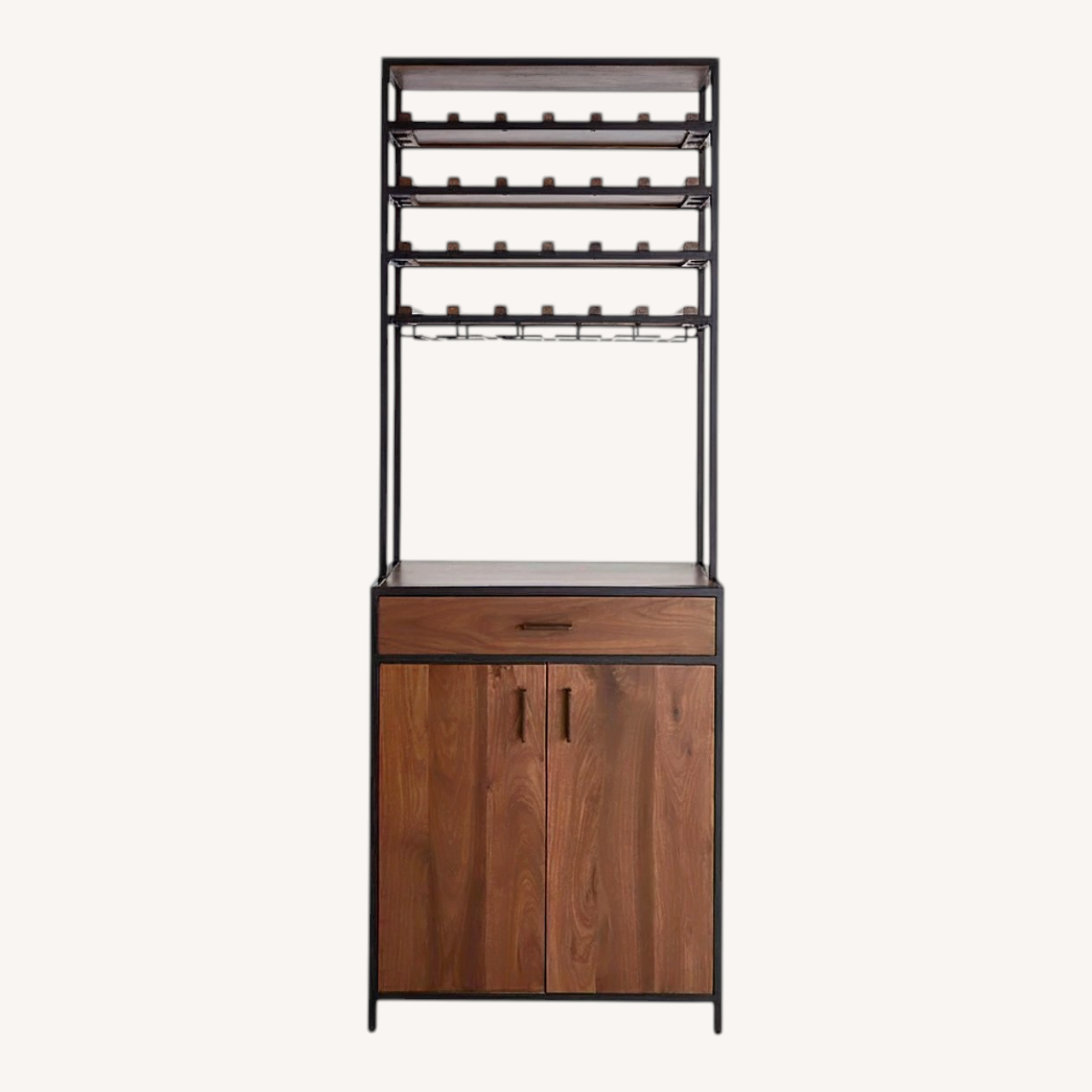 Image of Crate & Barrel Natural Wood Wall Unit