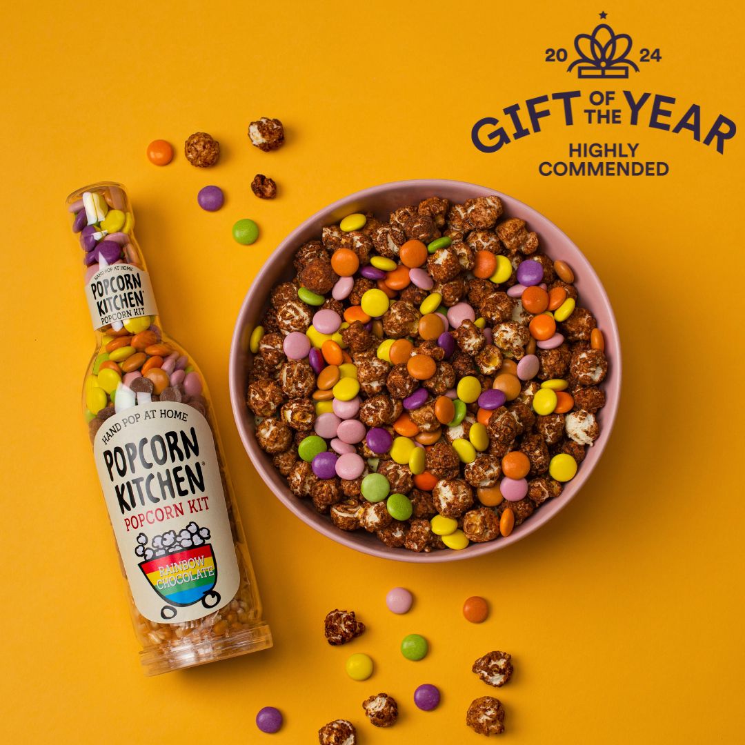 Image of Rainbow Chocolate Pop At Home Popcorn Kit, 440g