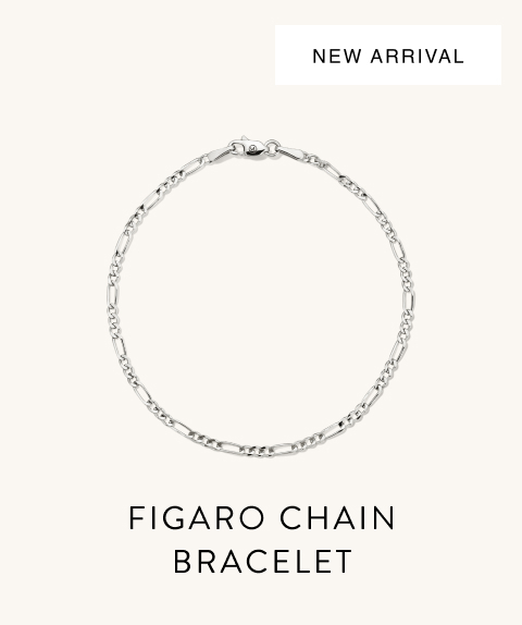 New Arrival. Figaro Chain Bracelet.