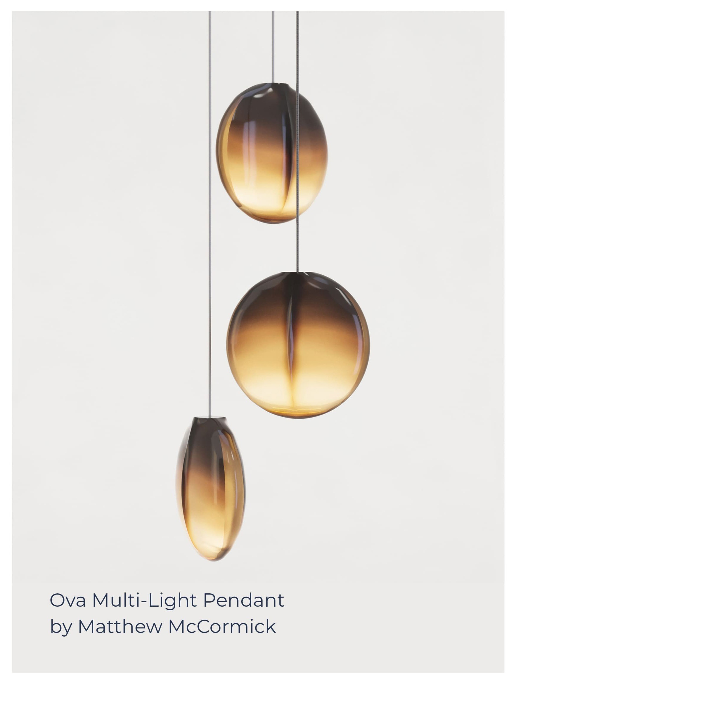 Ova Multi-Light Pendant by Matthew McCormick