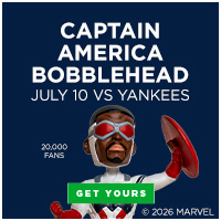 Captain America Bobblehead - July 10 - Get Tickets!
