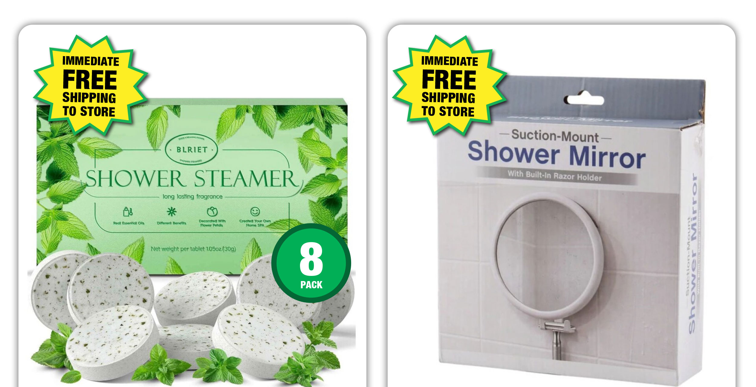 Mint Shower Steamer - ONLY $2.99 After Rebate*!