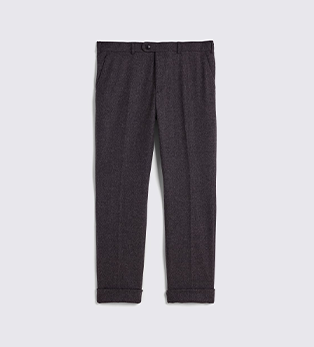 Charcoal Flannel Trousers