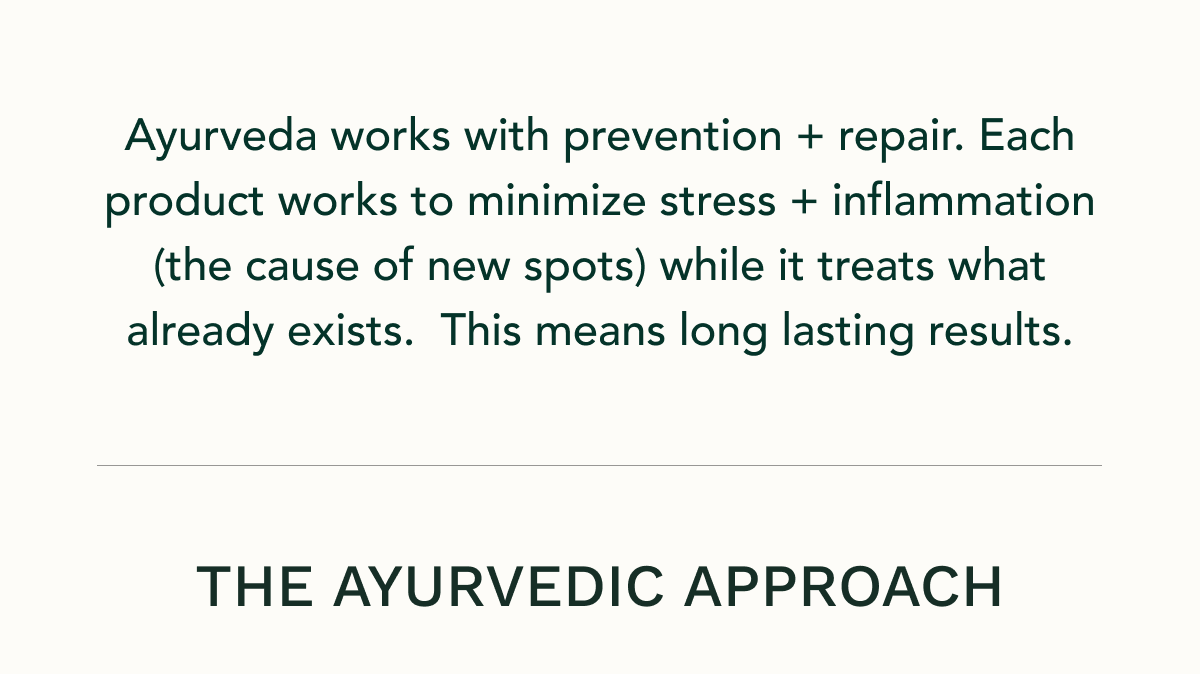 the ayurvedic approach