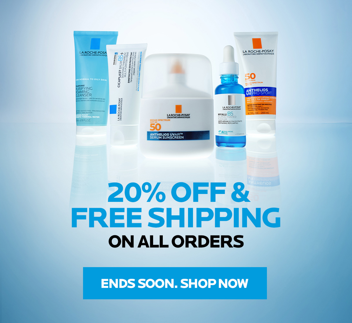 20% off and free shipping on all orders