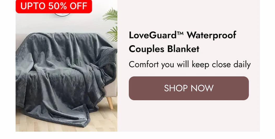 LoveGuard™   -   Waterproof   Couples   Blanket