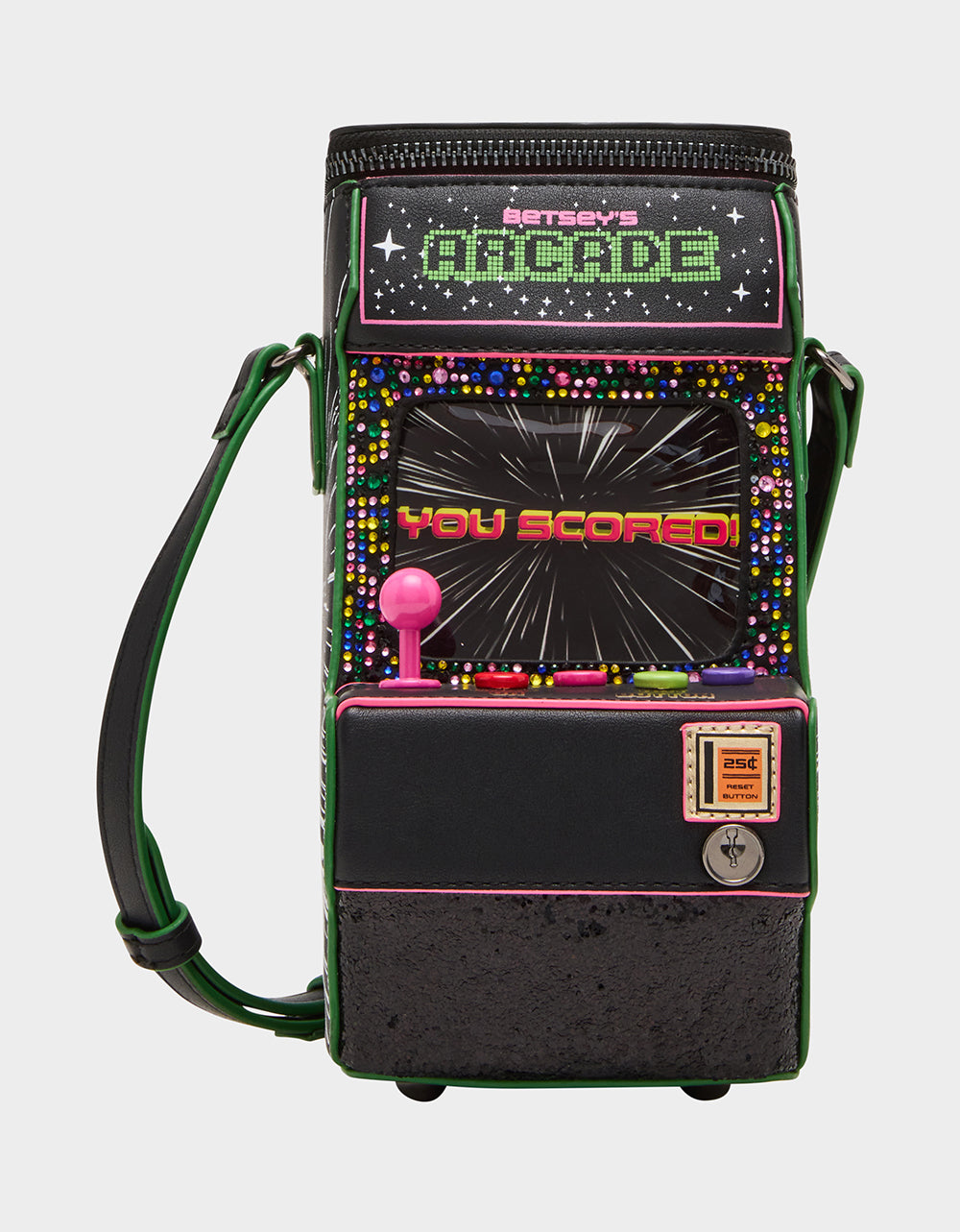 Image of KITSCH SCORED! CROSSBODY BLACK/MULTI