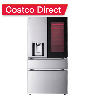 LG 29 cu. ft. Standard Depth MAX InstaView 4-Door French Door Refrigerator with Full-Convert Drawer and MyColor