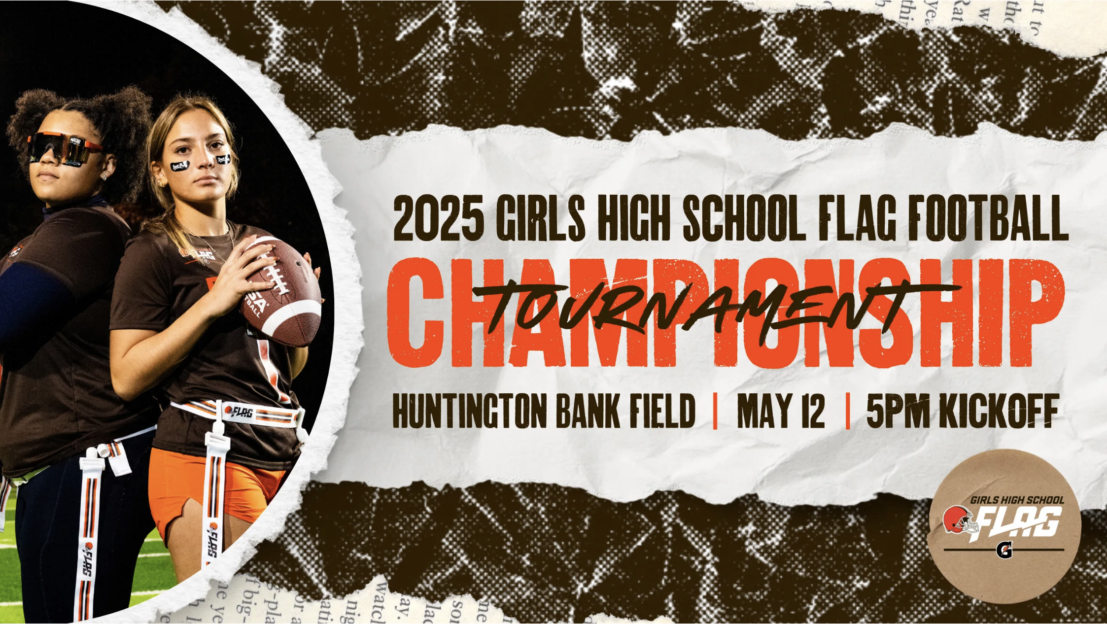 Article: Browns Set to Host Girls High School Flag Football Championship Tournament
