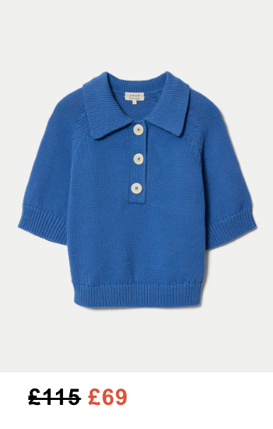 Chunky Cotton Collar Top